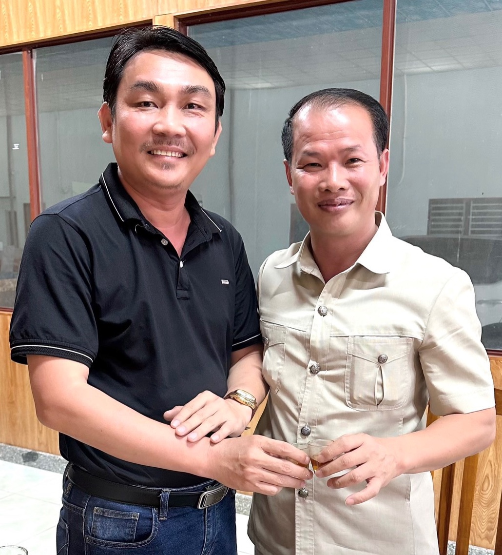 Mr. Huynh Le Vinh Phat - Director of TVO  and entrepreneur Nguyen Chu Sam