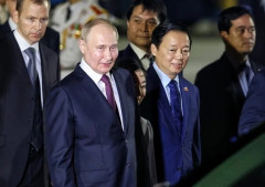 Tổng thống Nga Vladimir Putin đến Hà Nội, bắt đầu thăm cấp Nhà nước tới Việt Nam