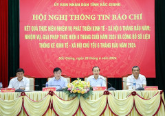 Bắc Giang công bố số liệu thống kê kinh tế - xã hội 6 tháng đầu năm 2024