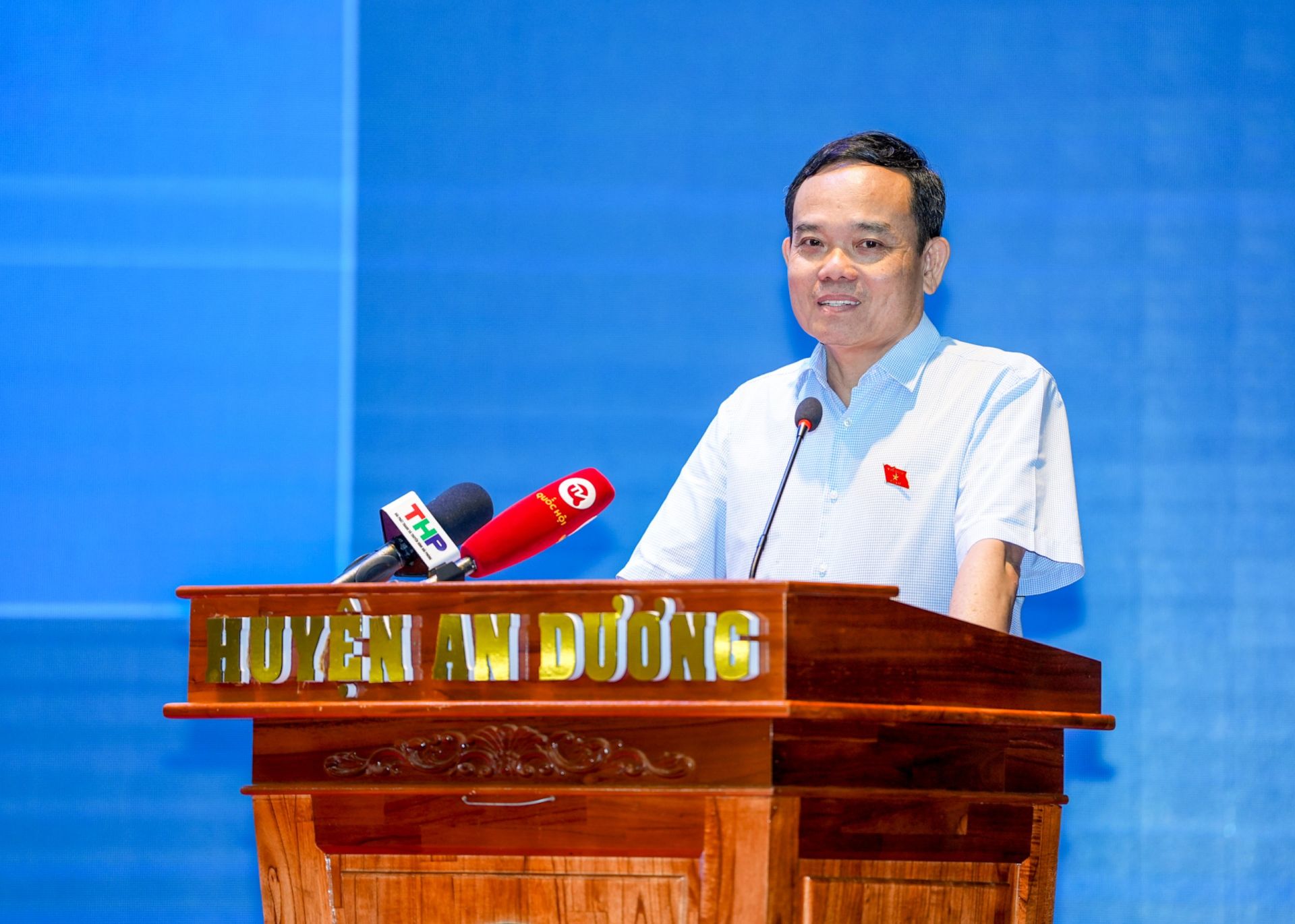 Phó Thủ tướng Trần Lưu Quang phát biểu