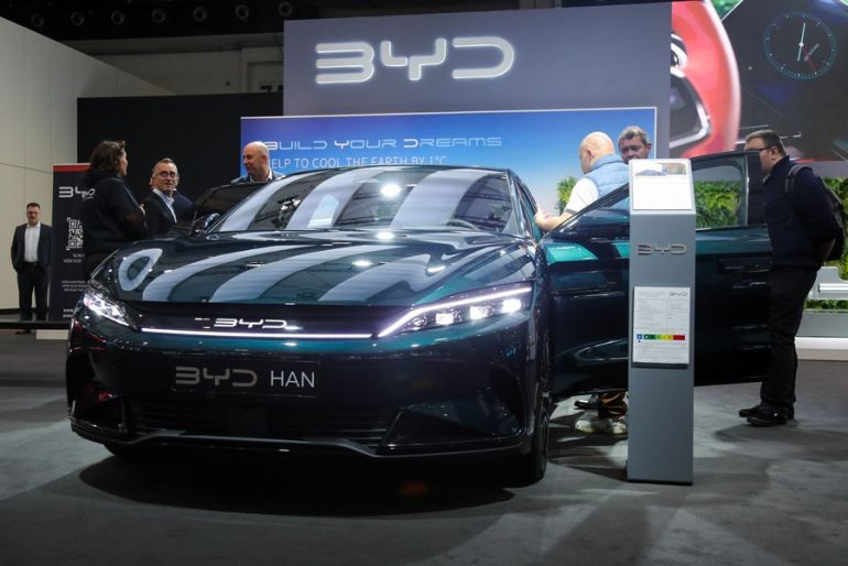 Hãng xe điện BYD của Trung Quốc ghi nhận mức tăng doanh số ấn tượng