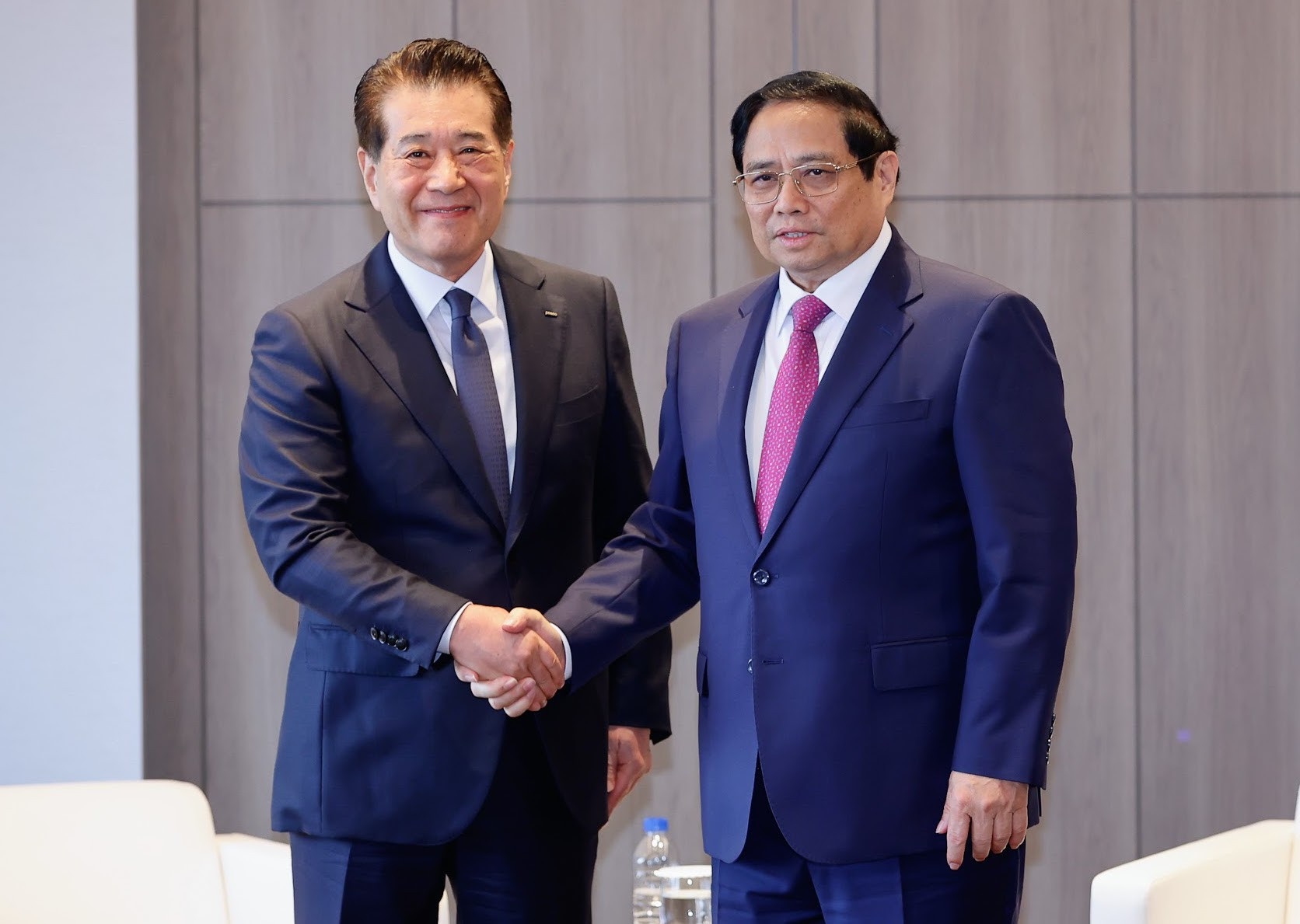 Thủ tướng tiếp ông Chang InHwa, Chủ tịch - Giám đốc điều hành Tập đoàn Posco