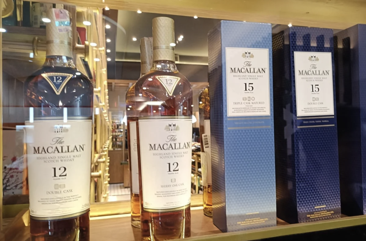 Nhà sản xuất rượu whisky Vương quốc Anh Macallan là một trong những công ty đã thành lập hoặc mở rộng tại Hong Kong trong nửa đầu năm 2024