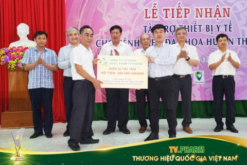 TV.Pharm Pharmaceutical Company participates in volunteer activities in Thanh Hoa