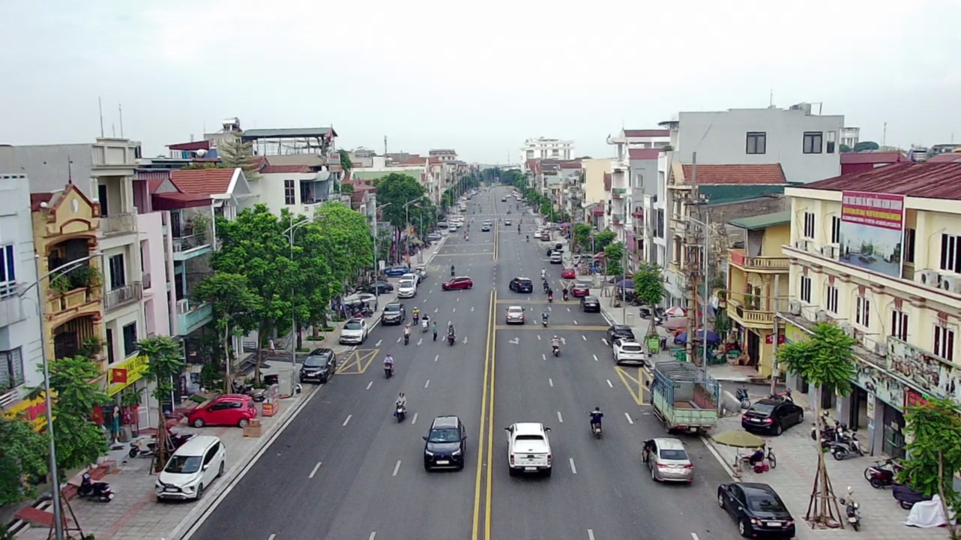 Đường Quang Trung hoàn thành đưa vào sử dụng góp phần nâng cao hơn nữa chất lượng hạ tầng giao thông của thành phố Việt Trì