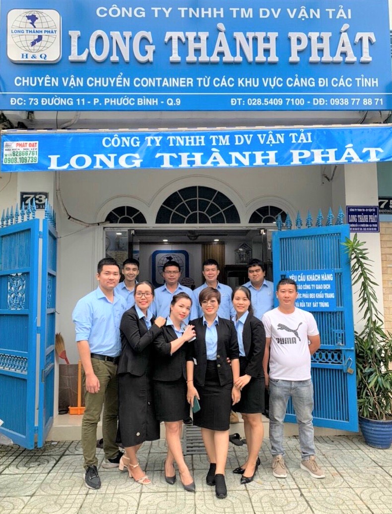 The dedicated and professional team of employees at Long Thanh Phat Transport