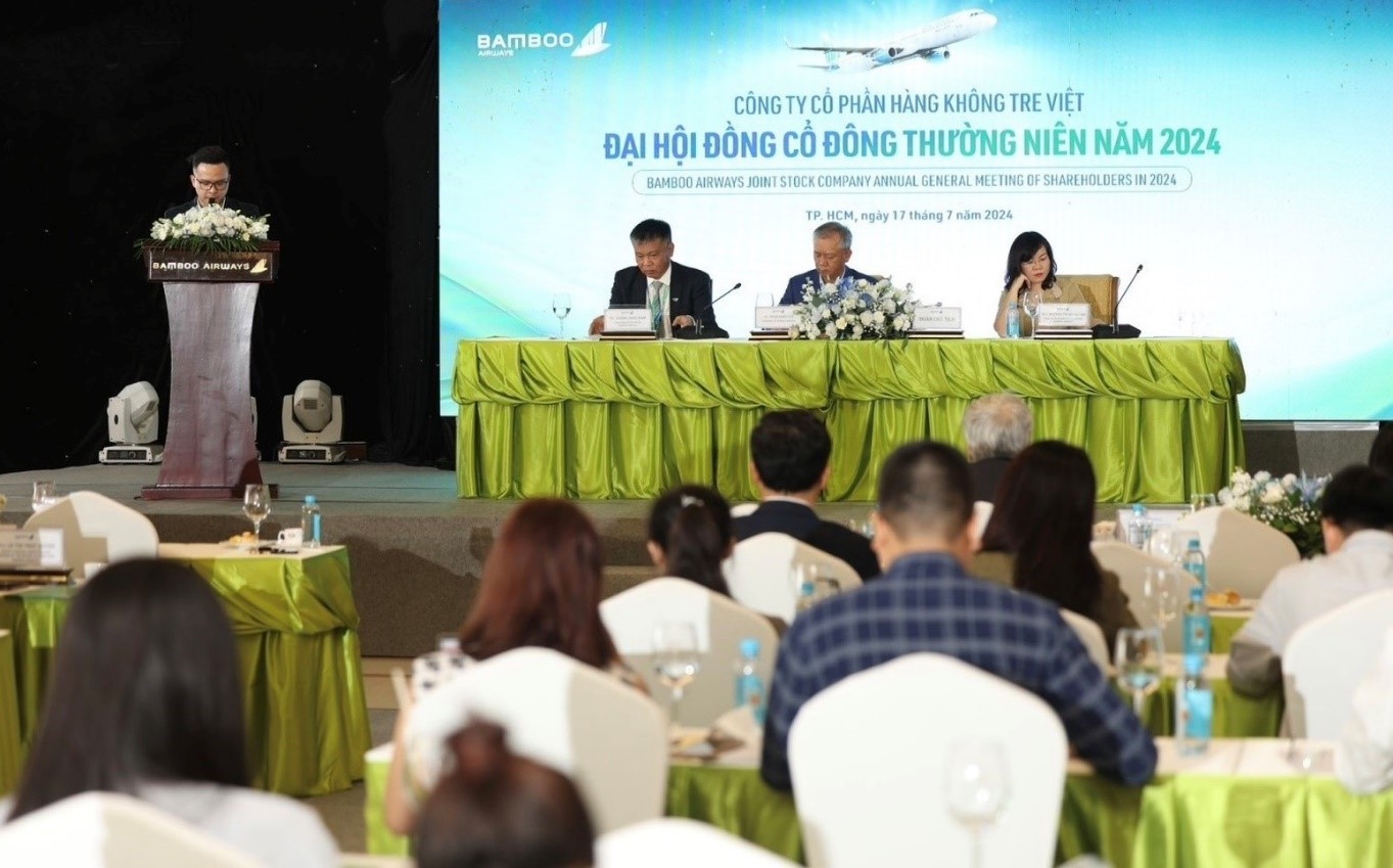 Quang cảnh buổi Đại hội cổ đông của Bamboo Airways