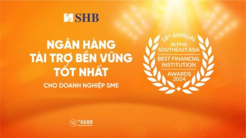 SHB honored as “Best SME Bank for Sustainable Finance”