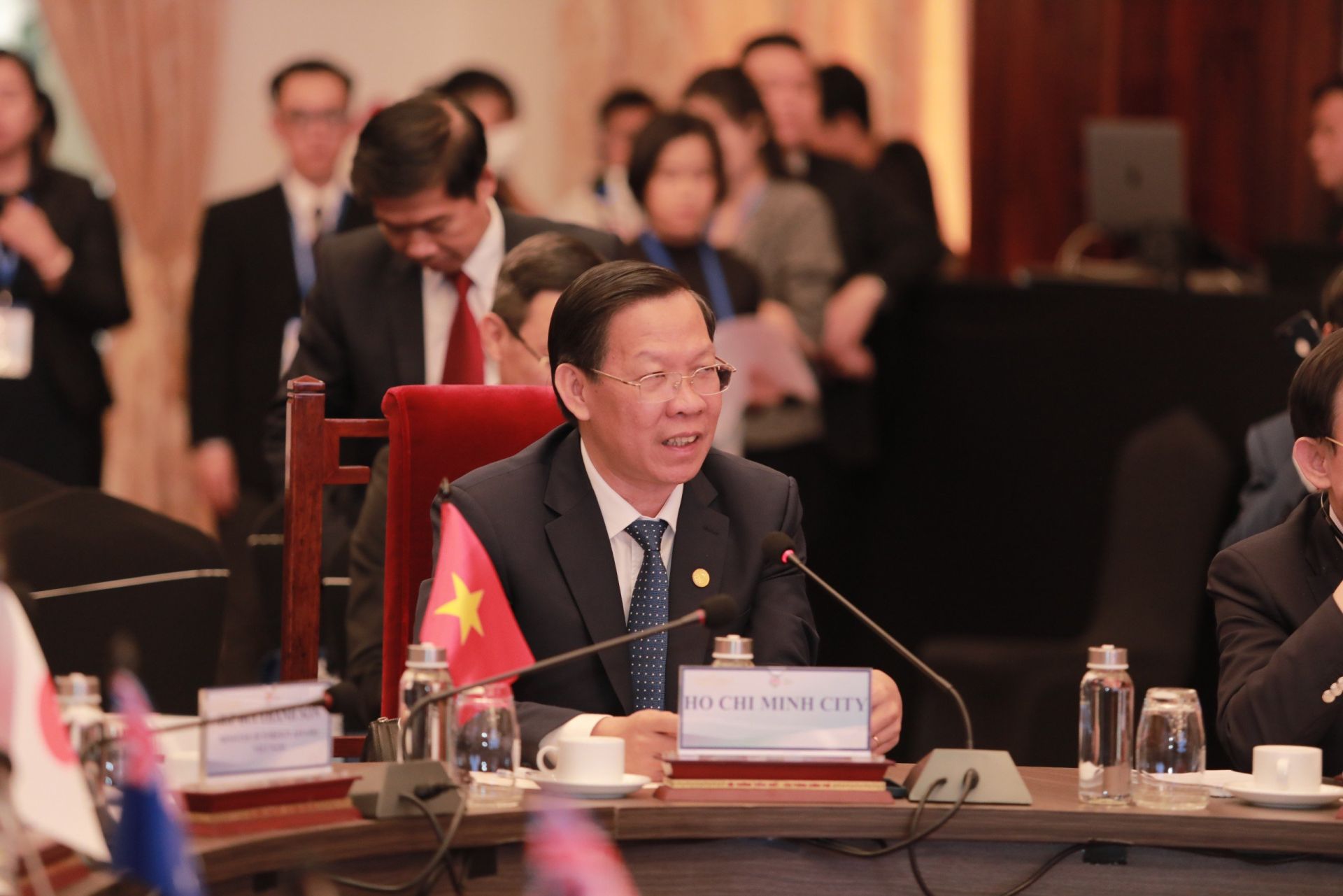 Chairman of Ho Chi Minh City People's Committee, Phan Van Mai, speaking at the 2022 Dialogue Conference