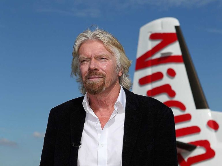 tỷ phú Richard Branson