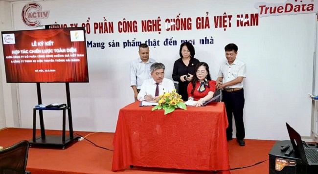 Hai Dang Media signed a comprehensive strategic cooperation agreement with Vietnam Anti-Counterfeiting Technology Joint Stock Company (ACTIV)