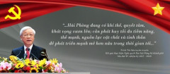 Tổng Bí thư Nguyễn Phú Trọng với Đảng bộ, chính quyền nhân dân TP. Hải PHòng