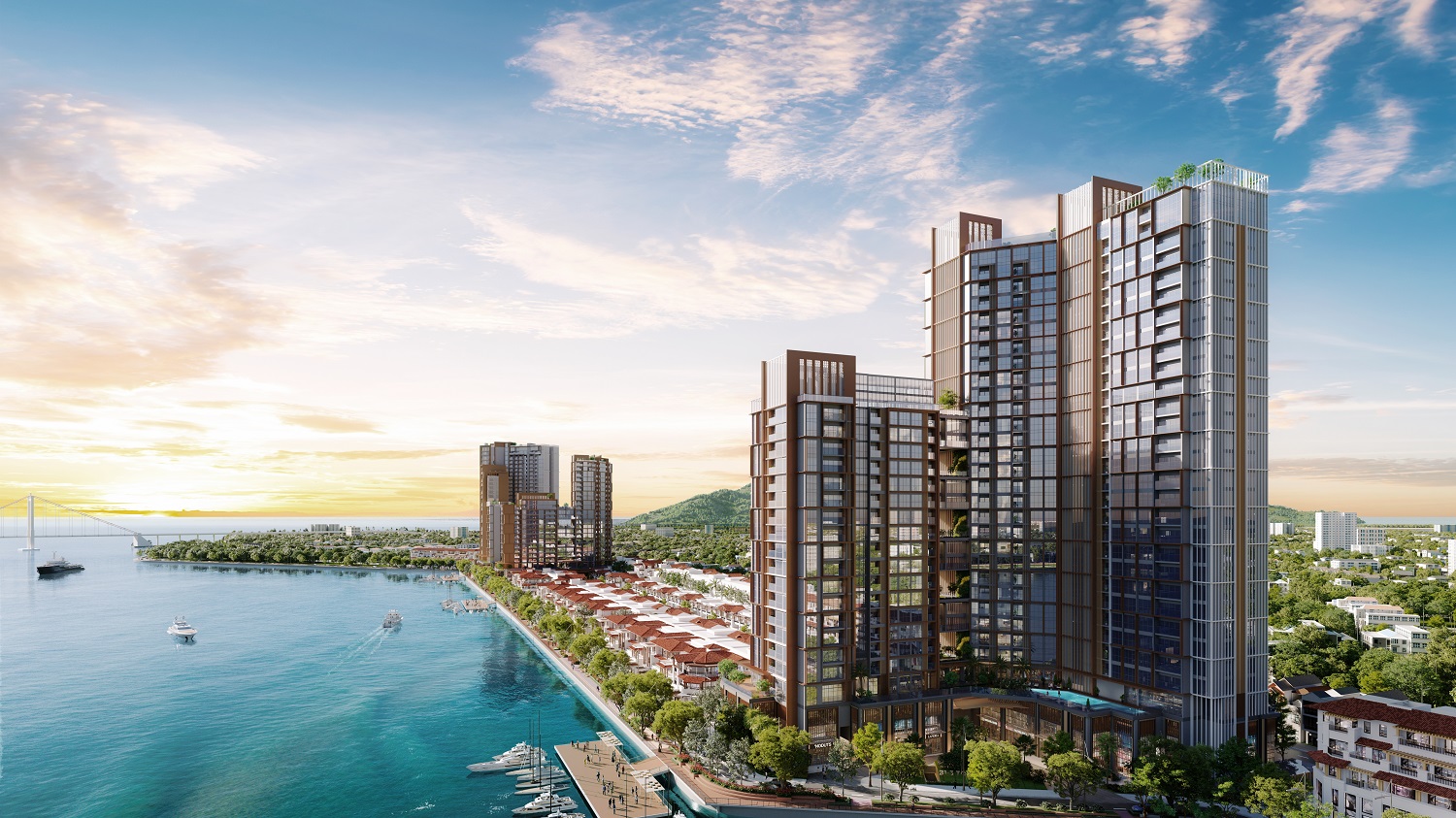 Phối cảnh minh họa tòa tháp S3 tại Sun Symphony Residence. Ảnh Sun Property