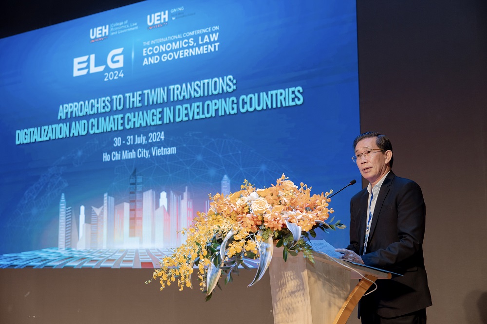 Prof. Dr. Su Dinh Thanh – President of UEH: speech at the opening of the conference