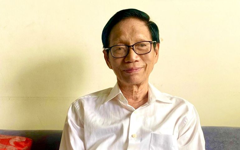 Professor Tran Dinh Hoi, former Director of the Institute of Water Resources Science, Director of the Institute of Water, Environment, and Climate Change