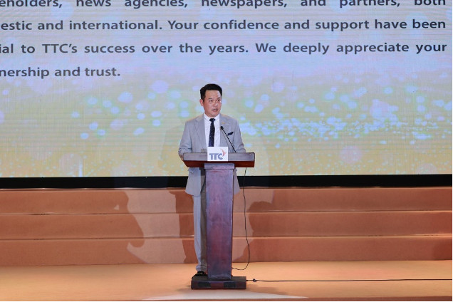 Mr Dang Hong Anh, Vice Chairman of TTC Group, Chairman of the Vietnam Young Entrepreneurs Association, and Vice Chairman of the Vietnam Youth Union, delivered the opening speech, expressing gratitude to the founders, partners, customers, investors, financial institutions, and banks