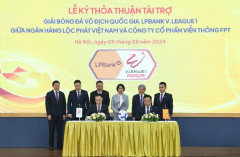 LPBank trở thành nhà tài trợ chính Giải bóng đá Vô địch Quốc gia LPBank V.League 1 – 2024/25