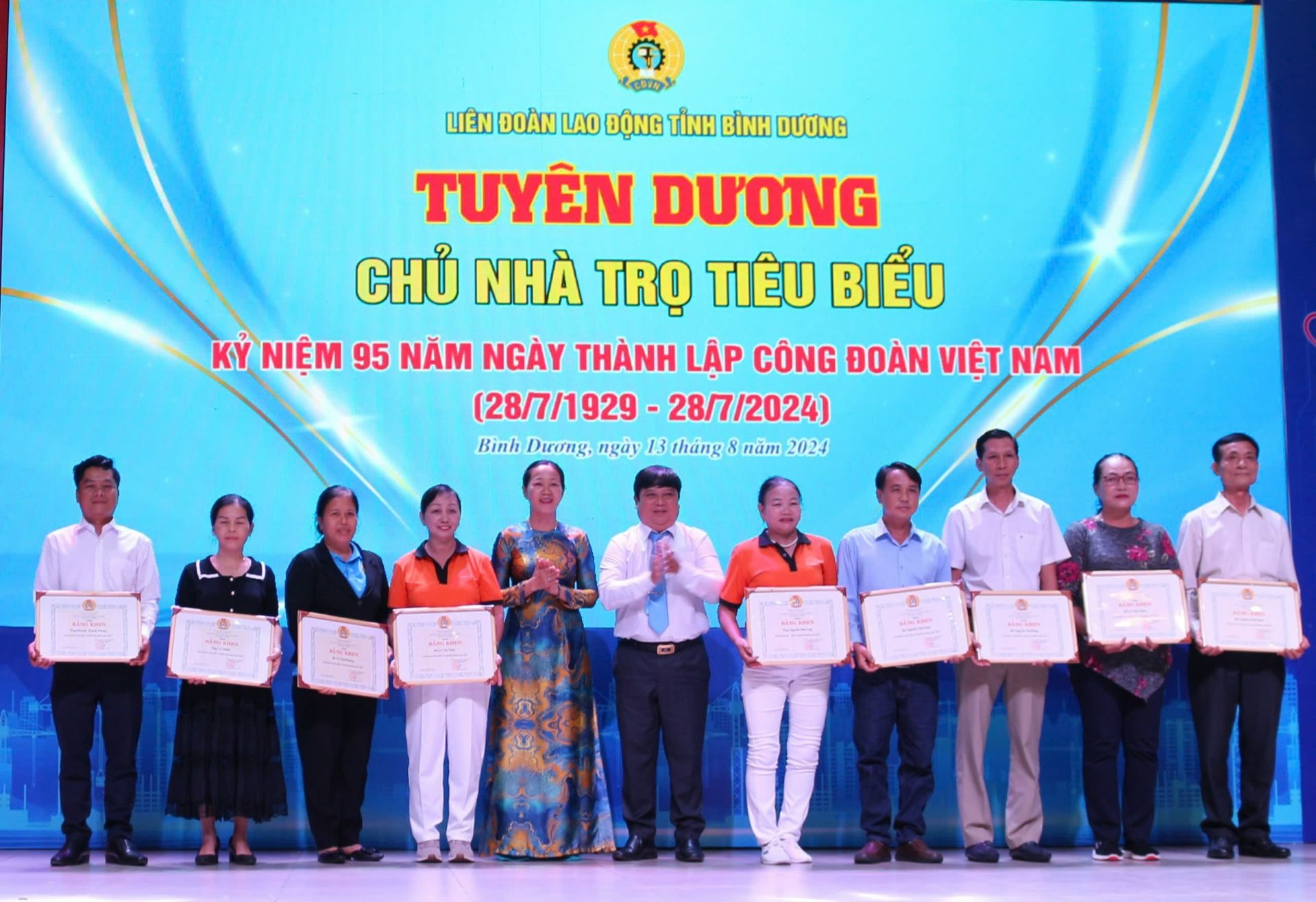 Biểu dương, khen thưởng 31 chủ nhà trọ tiêu biểu vì người lao động