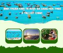 Bình Thuận: Đa dạng hóa nền kinh tế dựa trên 3 trụ cột vững chãi