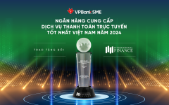 VPBankSME nhận giải thưởng quốc tế uy tín cho dịch vụ thanh toán trực tuyến tốt nhất