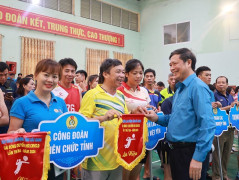 Bắc Giang: Liên đoàn Lao động tỉnh tổ chức Giải bóng chuyền hơi công nhân, viên chức, lao động lần thứ 3 - năm 2024