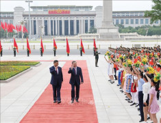 Lễ đón Tổng Bí thư, Chủ tịch nước Tô Lâm và Phu nhân thăm cấp Nhà nước tới Trung Quốc