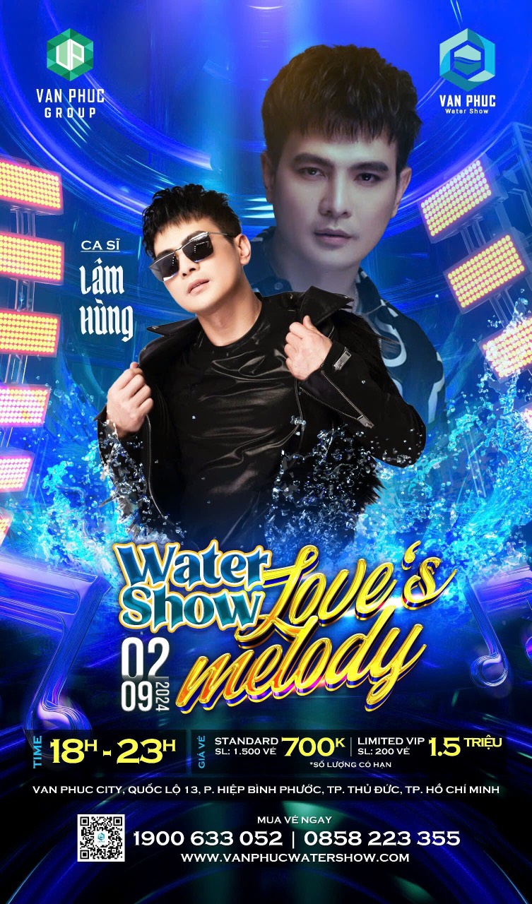 Các ca sĩ tham gia góp phần làm nên sự hấp dẫn và đặc biệt của Water Show Love's Melody