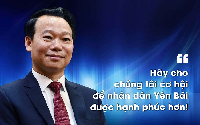 Slogan luôn được Bí thư Tỉnh ủy Đỗ Đức Duy nhắc đến khi nói về chỉ số hạnh phúc của tỉnh Yên Bái