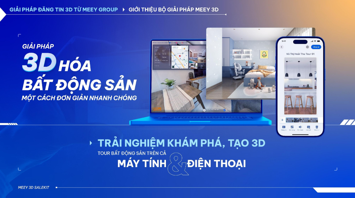 Không chỉ riêng lĩnh vực bất động sản, những tính năng của Meey 3D do Meey Group phát triển còn mang tính ứng dụng cao đối với lĩnh vực du lịch hoặc bảo tàng số