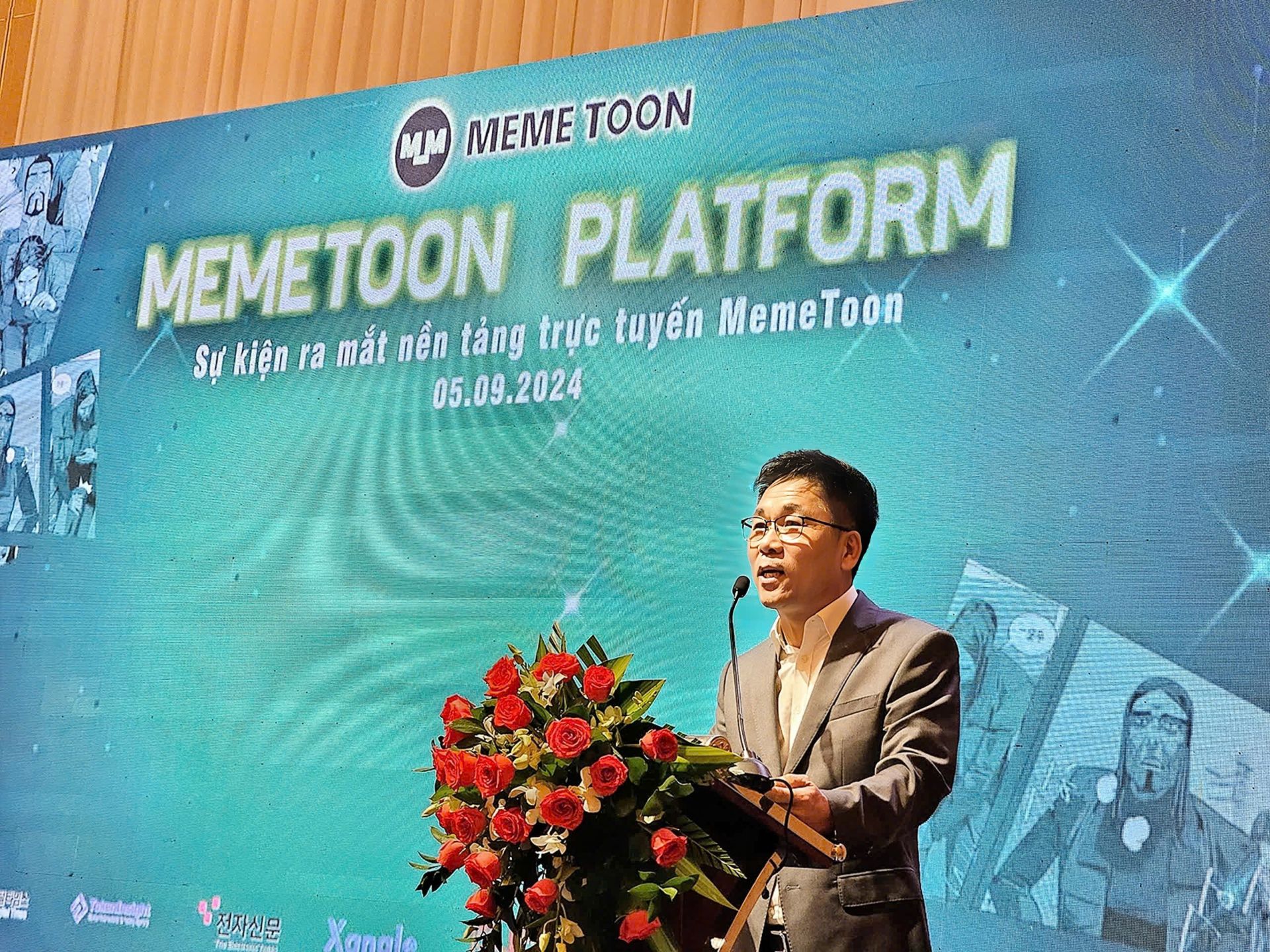 Ông Kim Deok Bo - đại diện của Meme Entertainment