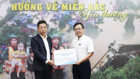 Khai Hung Corp Donates Over 104 Million VND to Support Northern Residents Affected by Typhoon Yagi