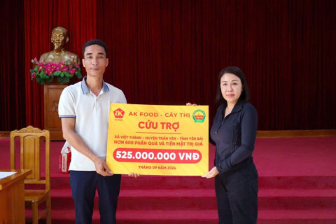 AK FOOD supports Northern Vietnam residents in overcoming Typhoon Yagi