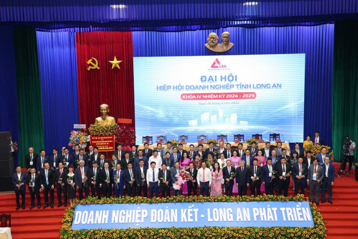 The 4th Congress of the Long An Province Business Association for the 2024-2029 term