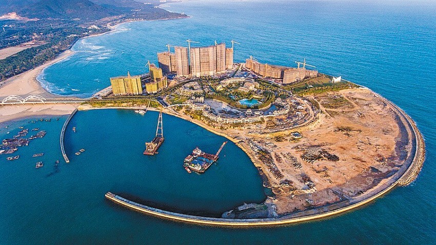 China is one of the countries with the largest reclaimed land area in the world