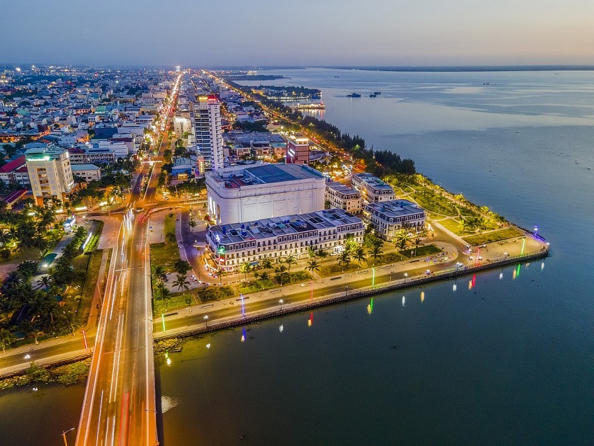 The reclaimed land area in Rach Gia City, Kien Giang, is one of the successful models in Vietnam