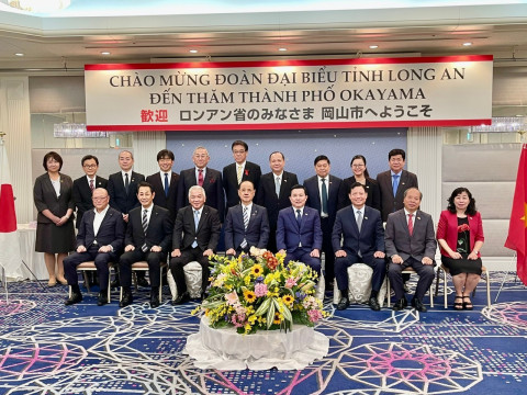 Long An Province (Vietnam) Organizes Labor Promotion Workshop with Okayama City (Japan)