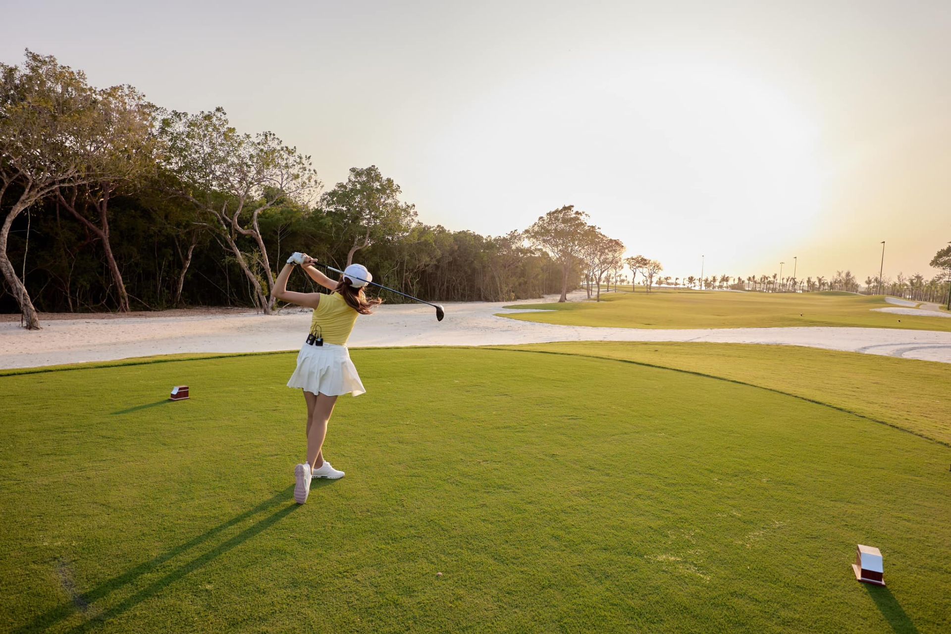 The golf course is a collaboration between Sun Group and IMG