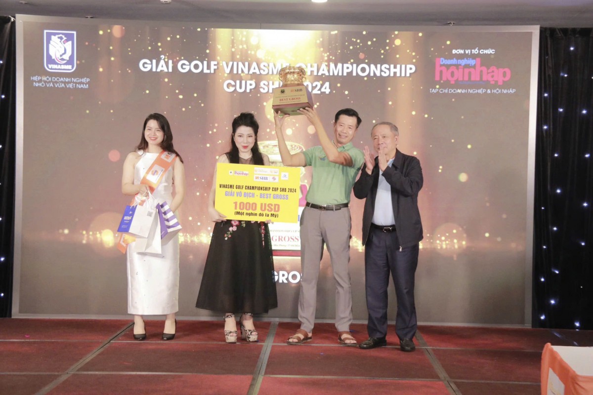 VINASME Championship SHB Cup 2024 Golf Tournament: Business leaders shine with elite swings