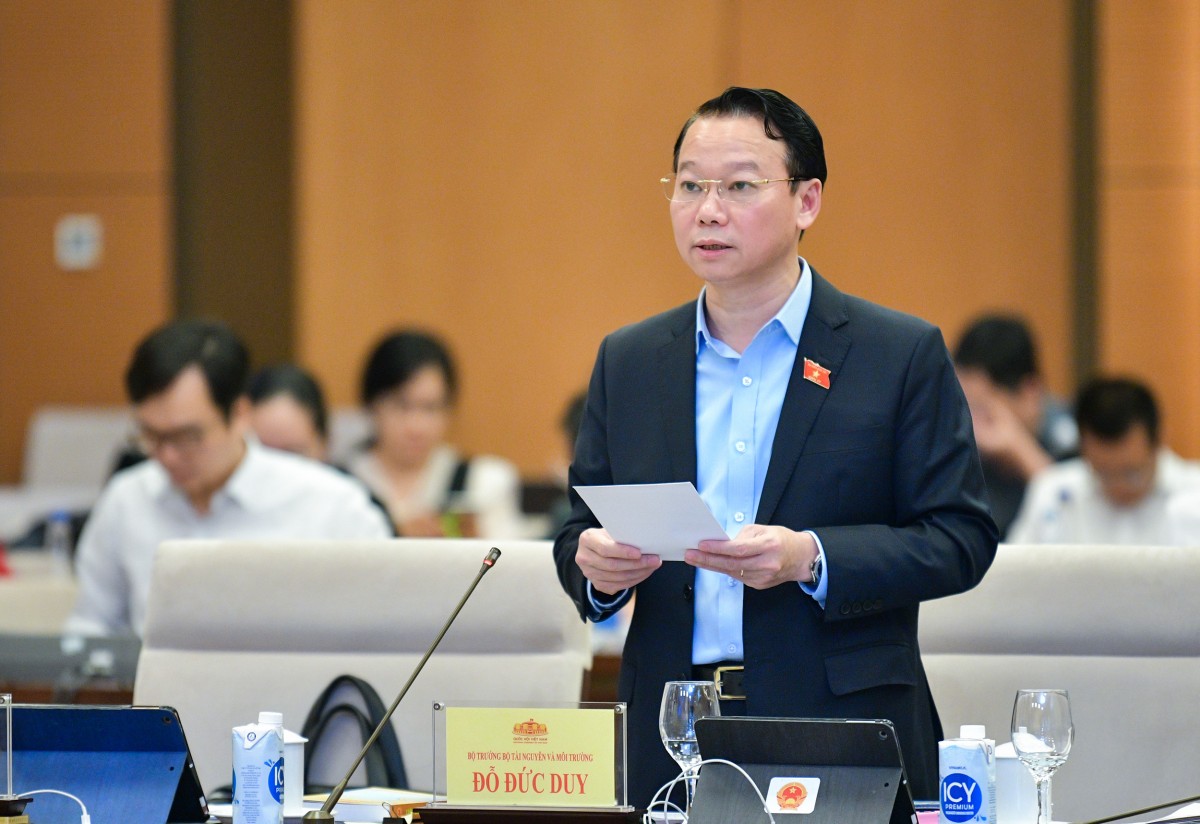 Minister Đỗ Đức Duy presented the Resolution Proposal