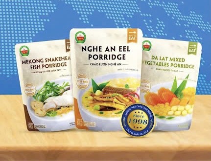 Cay Thi porridge is officially exported to the United States, featuring three main products that showcase the authentic regional specialties