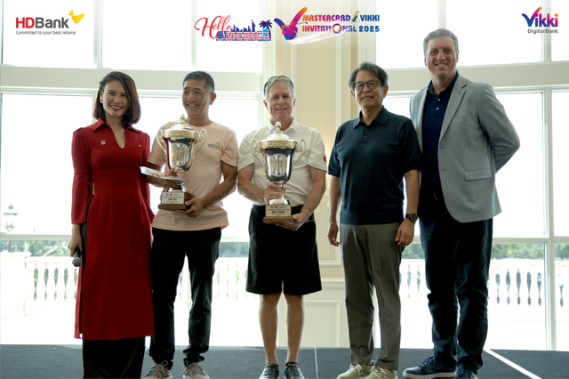 Winning entrepreneurs at the Mastercard – Vikki Invitational 2025 Winning entrepreneurs at the Mastercard – Vikki Invitational 2025