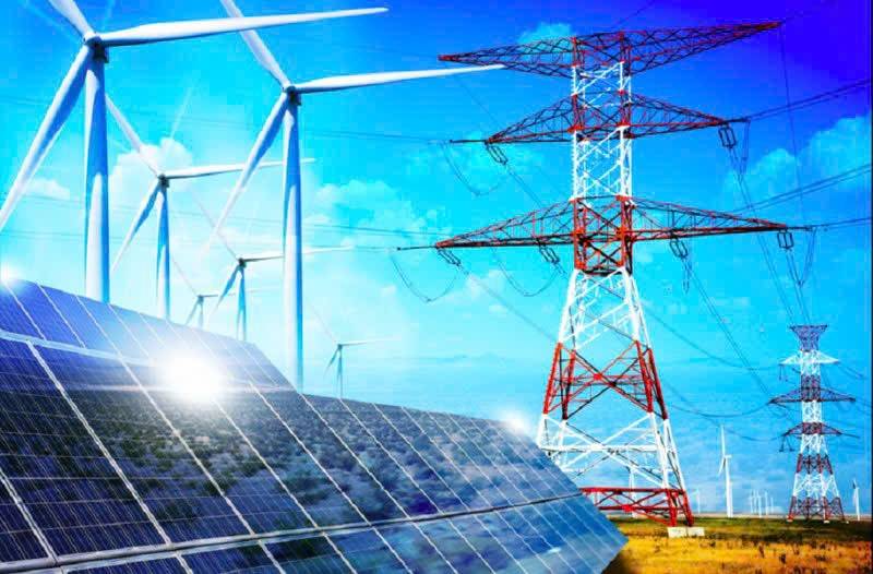 Overview of Renewable Energy Infrastructure: Wind Turbines, Solar Panels, and High-Voltage Transmission Towers Overview of Renewable Energy Infrastructure: Wind Turbines, Solar Panels, and High-Voltage Transmission Towers