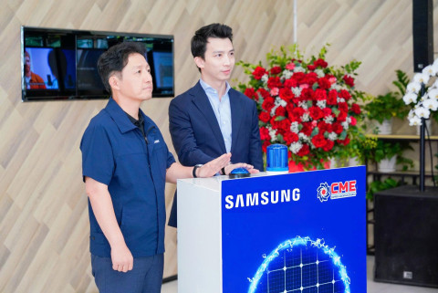 Samsung Electronics Vietnam inaugurates its first rooftop solar project at Bac Ninh Factory