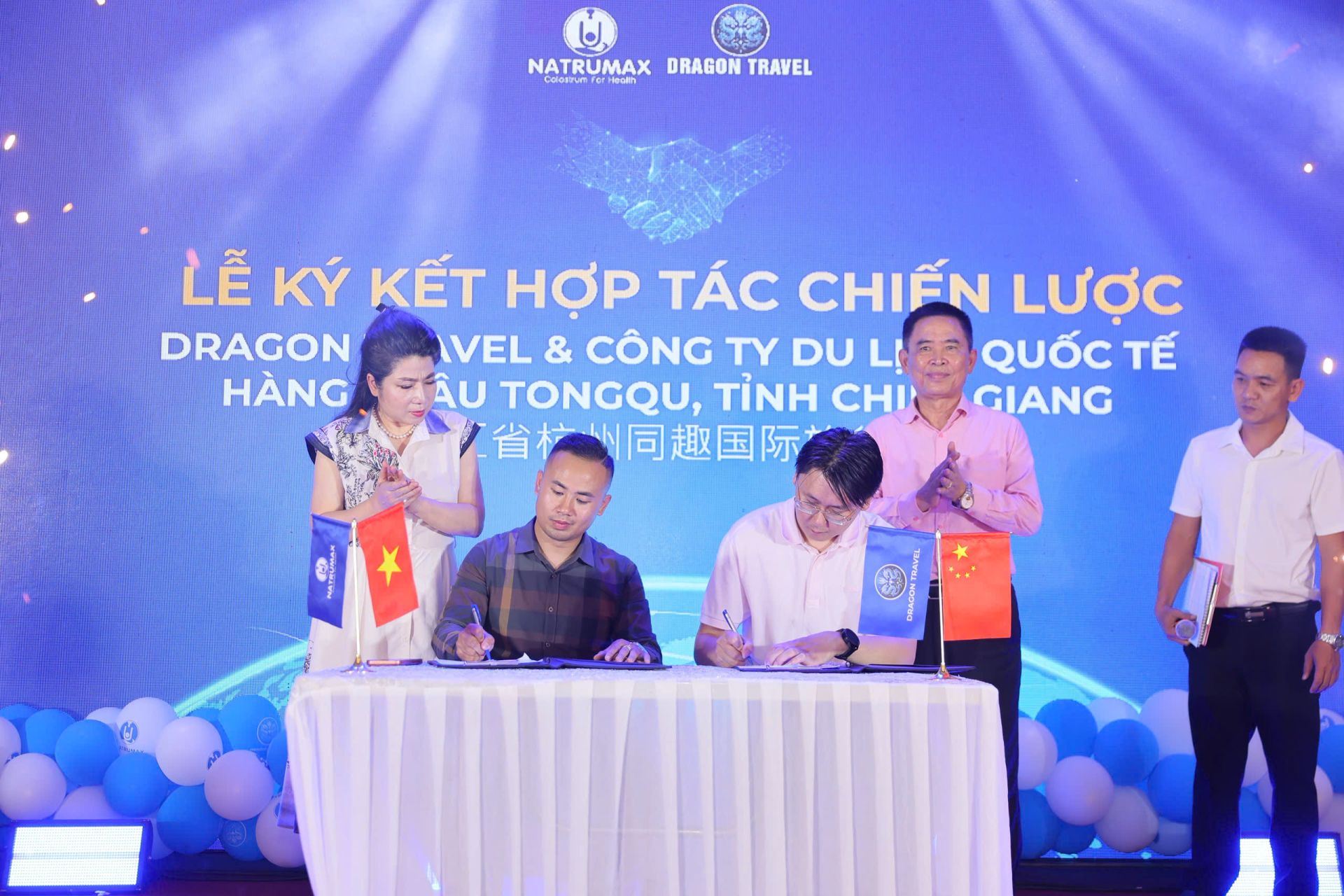 Dragon Travel signed a strategic cooperation agreement with TongQu International Travel (China) to promote trade connections between business communities in both countries