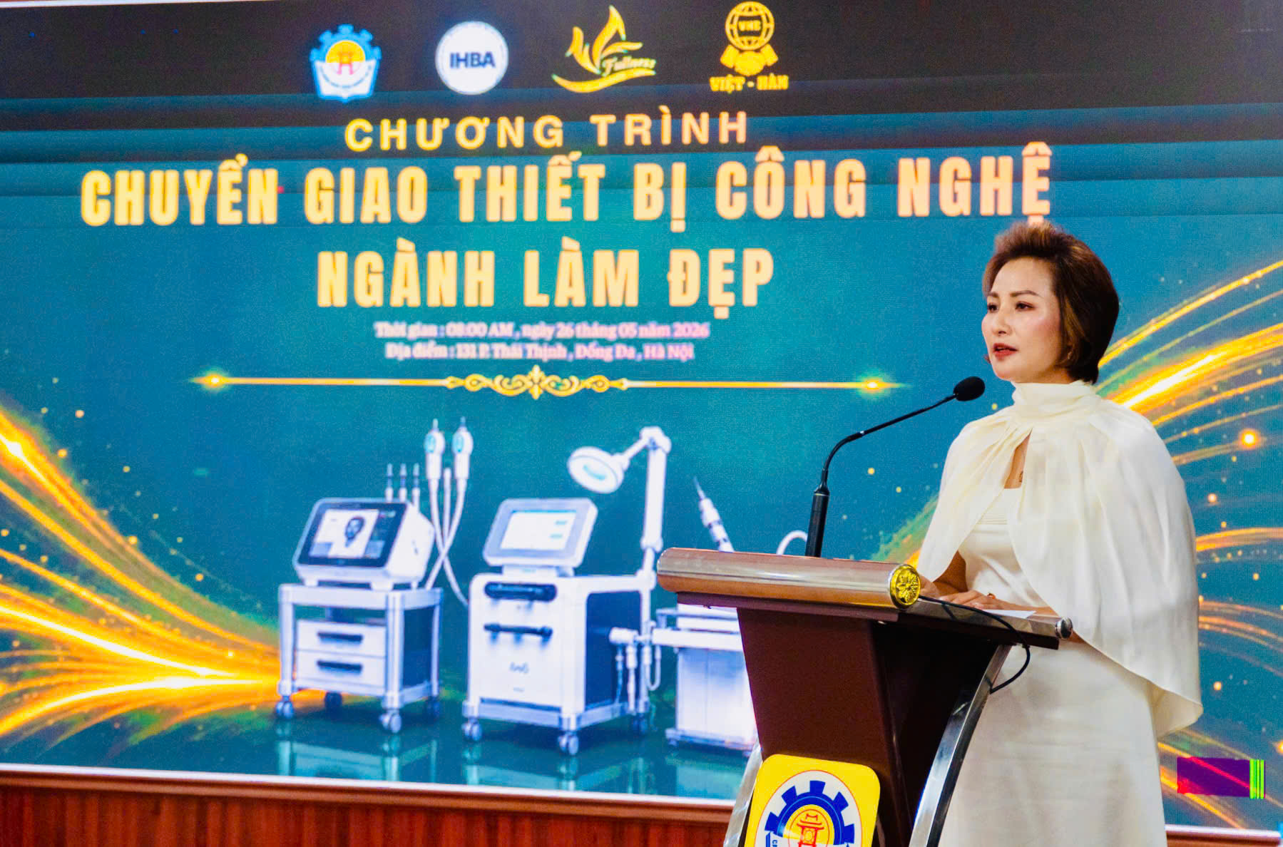 Ms. Tran Thi Lan, Chief Executive Officer of Viet-Han Human Resource Supply and Trading Joint Stock Company, and a member of the Vietnam Association of Small and Medium Enterprises (VINASME)