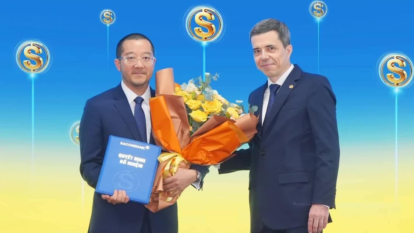 Mr. Nguyen Xuan Ai Quoc has been appointed Deputy General Director of Sacombank. Photo coutesy from Sacombank