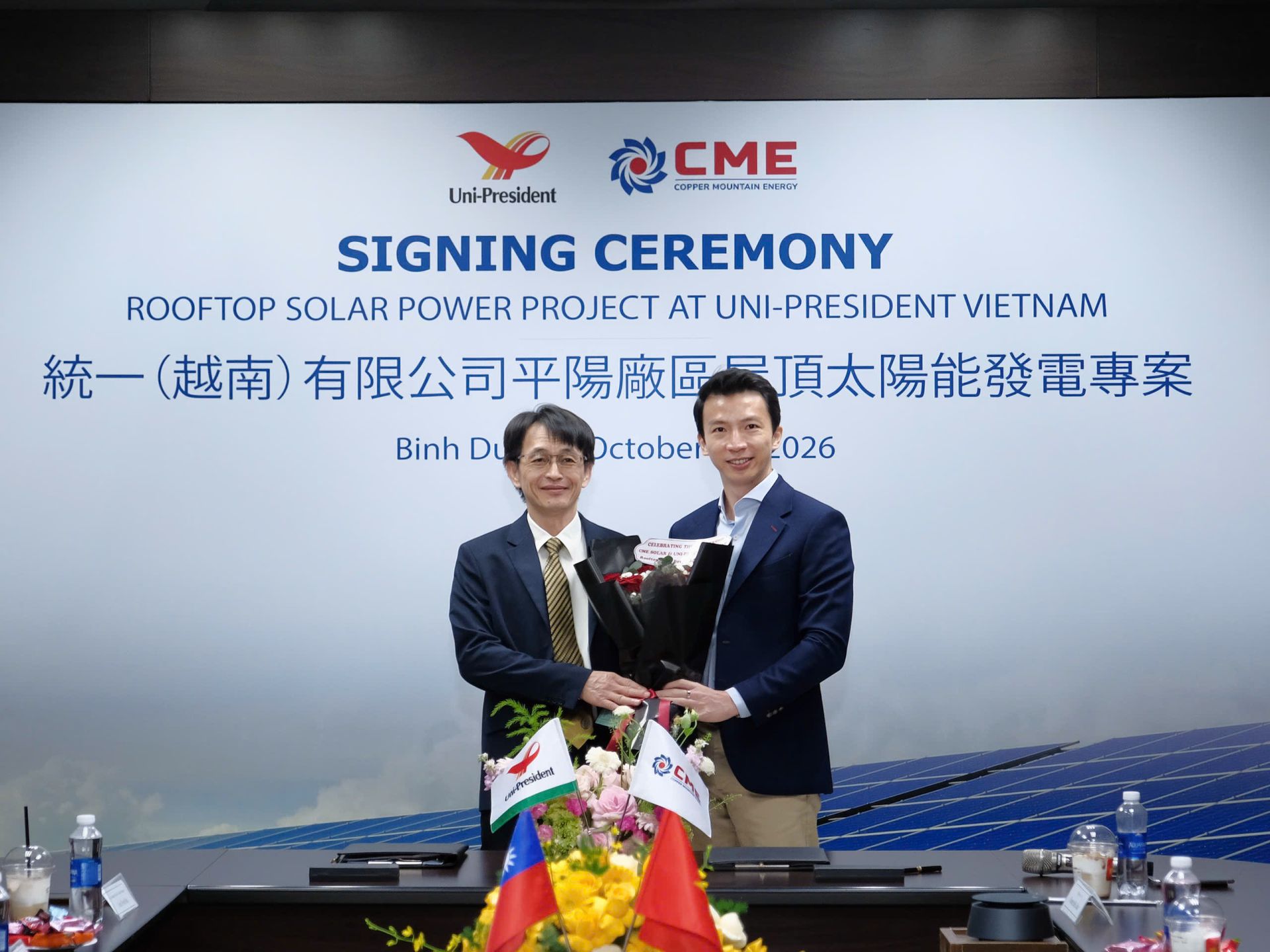 CME Solar Partners with Uni-President Vietnam to Deploy a 6,601 kWp Rooftop Solar Project